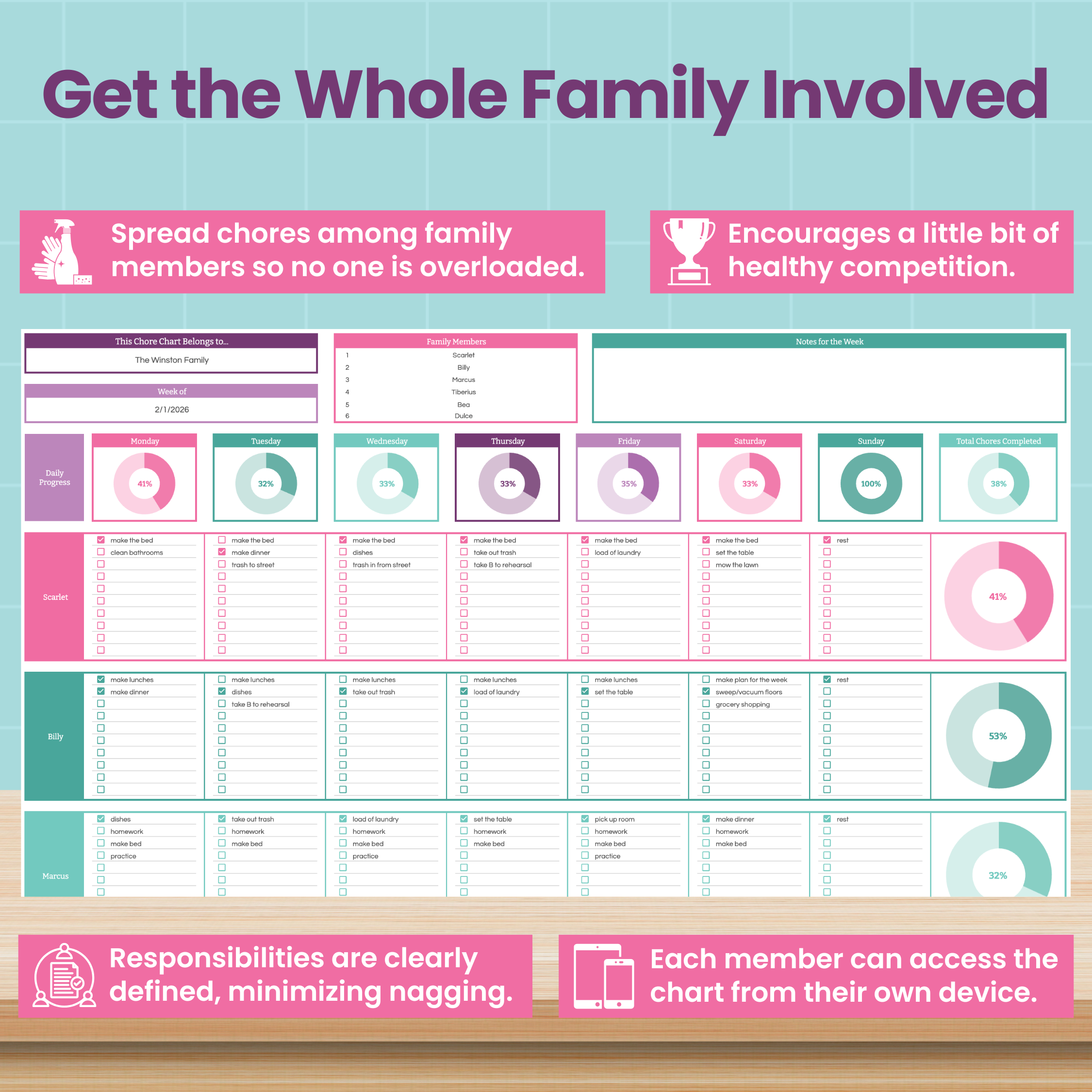 Love Your Home Spreadsheet Bundle