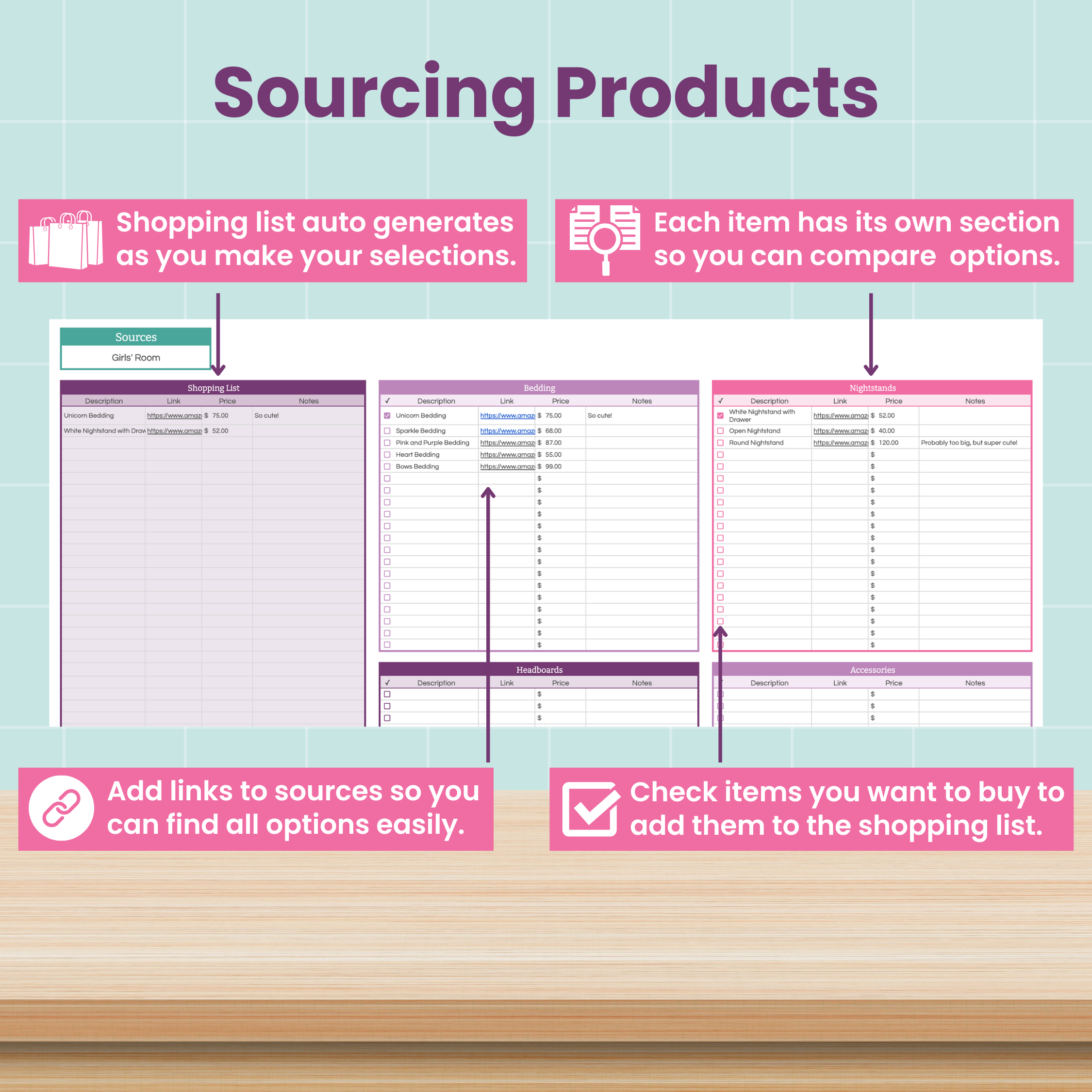 Home Renovation Project Spreadsheet for Google Sheets