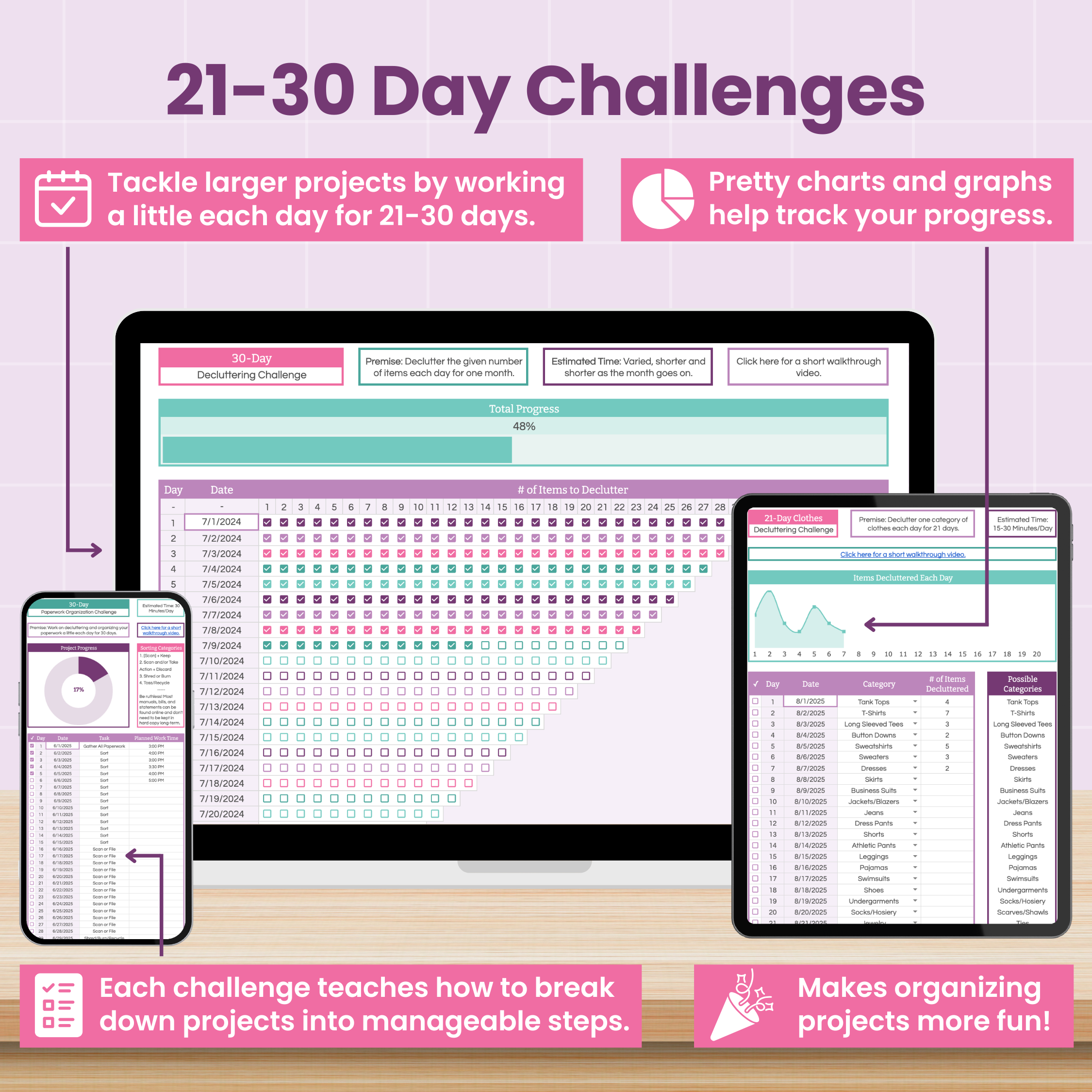 The Organizing Challenge Pack