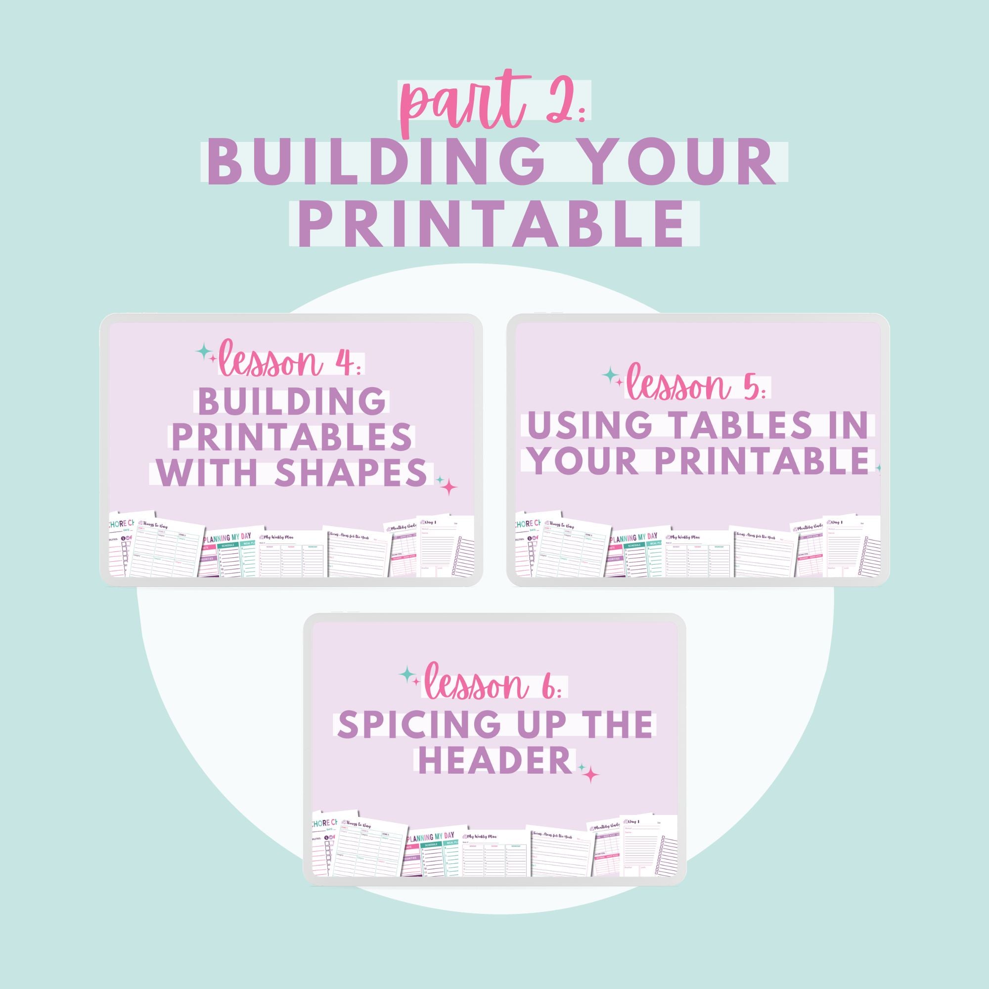 Create Your Own Organizing Printables with Canva Course