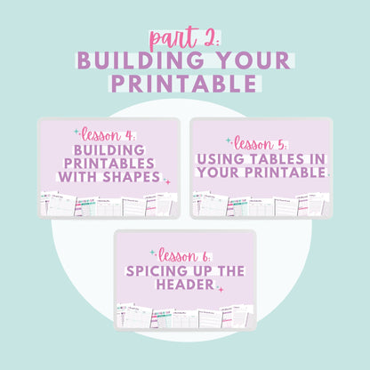 Create Your Own Organizing Printables Class