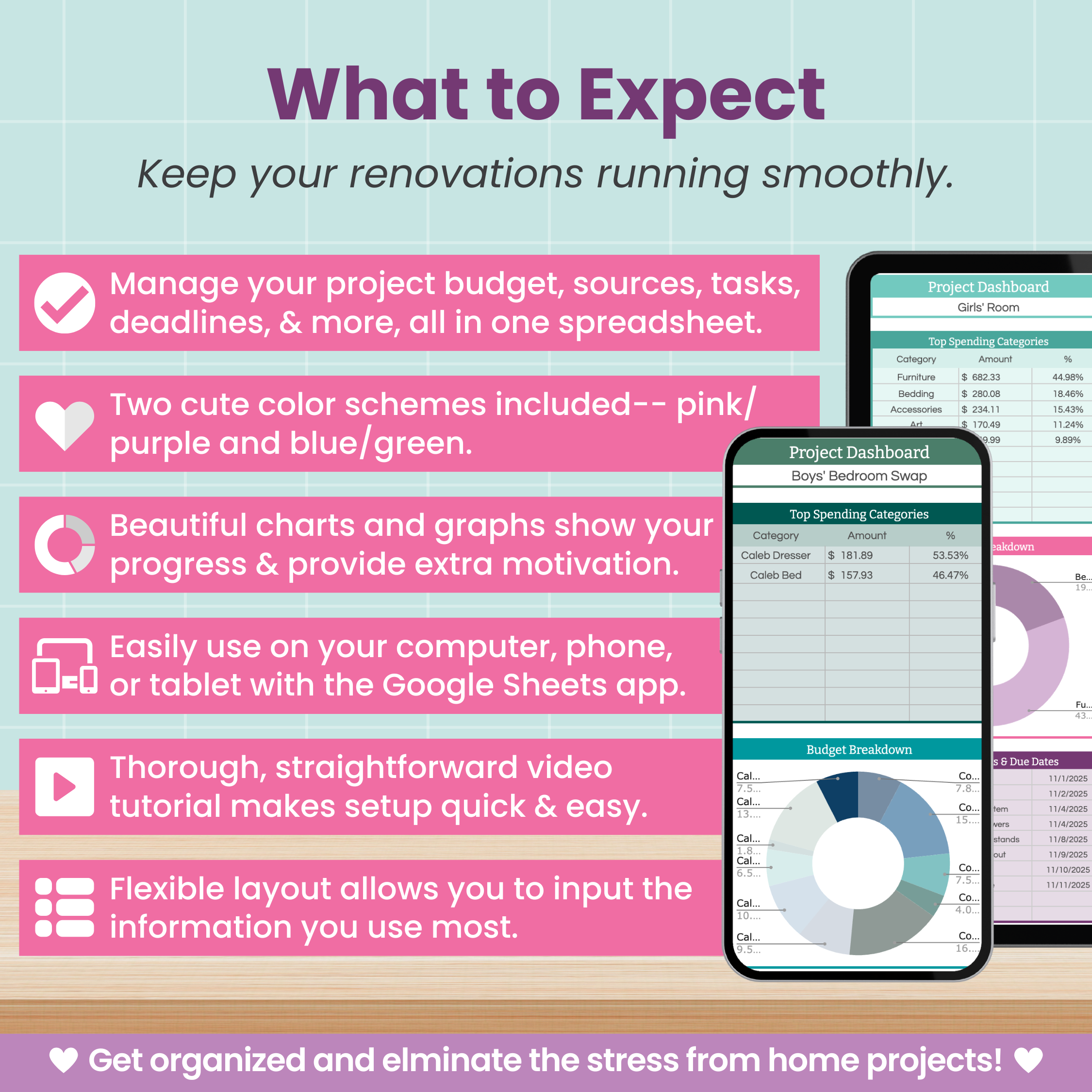 Love Your Home Spreadsheet Bundle