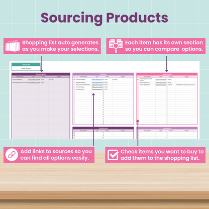 Home Renovation Project Spreadsheet for Google Sheets