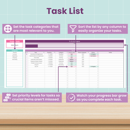 Love Your Home Spreadsheet Bundle
