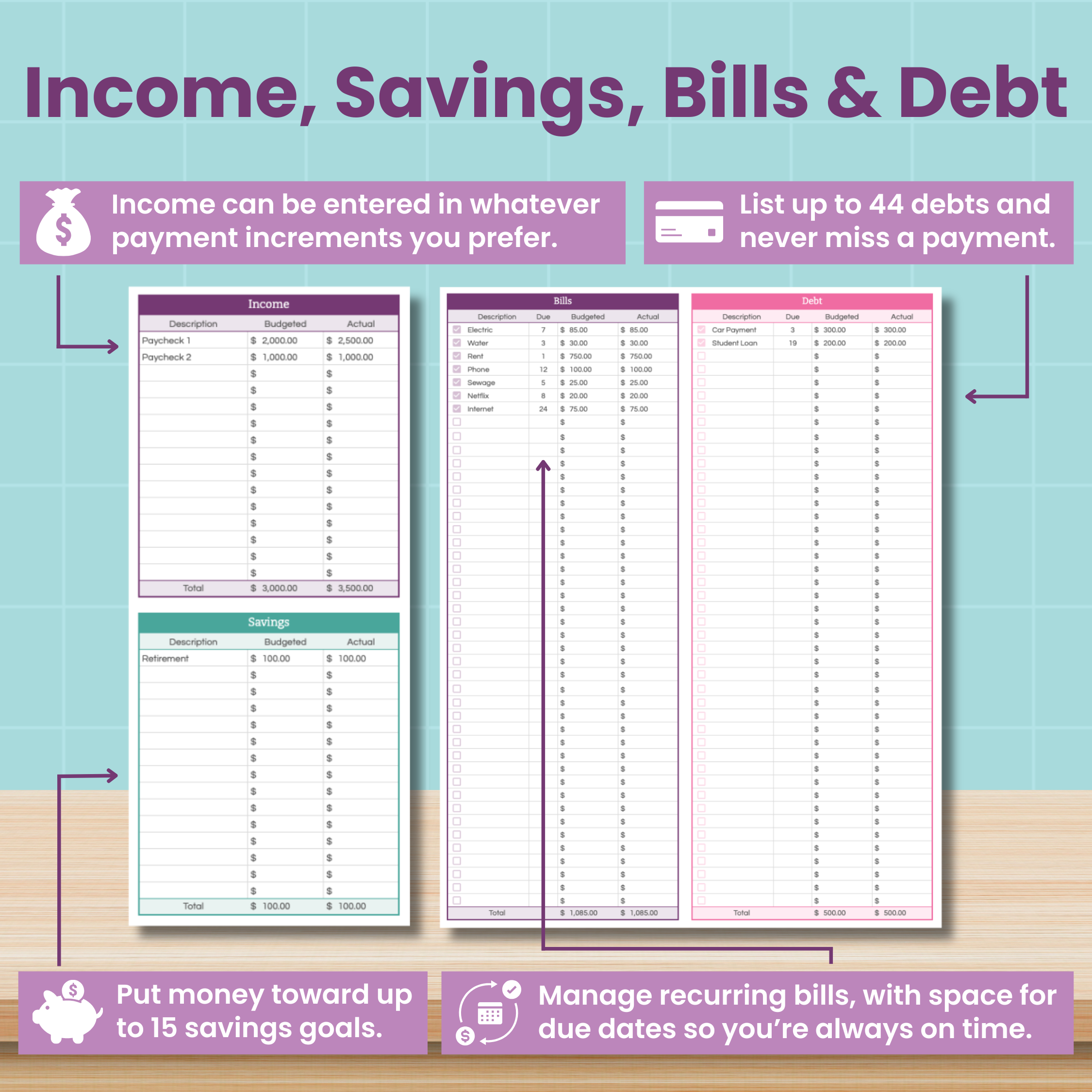 Budget Spreadsheet