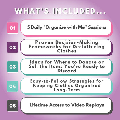 Organize with Me: Clothes Challenge
