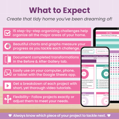 Love Your Home Spreadsheet Bundle