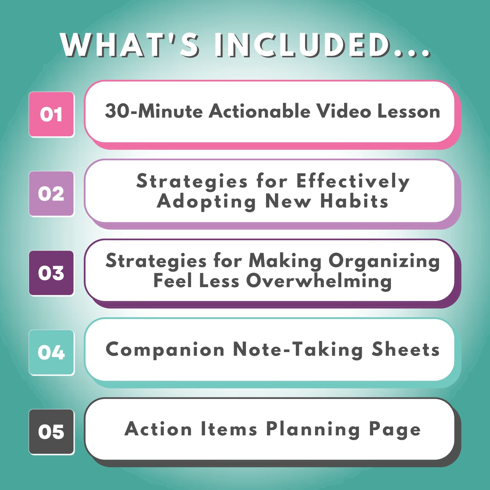 The Organizing Mindset Workshop